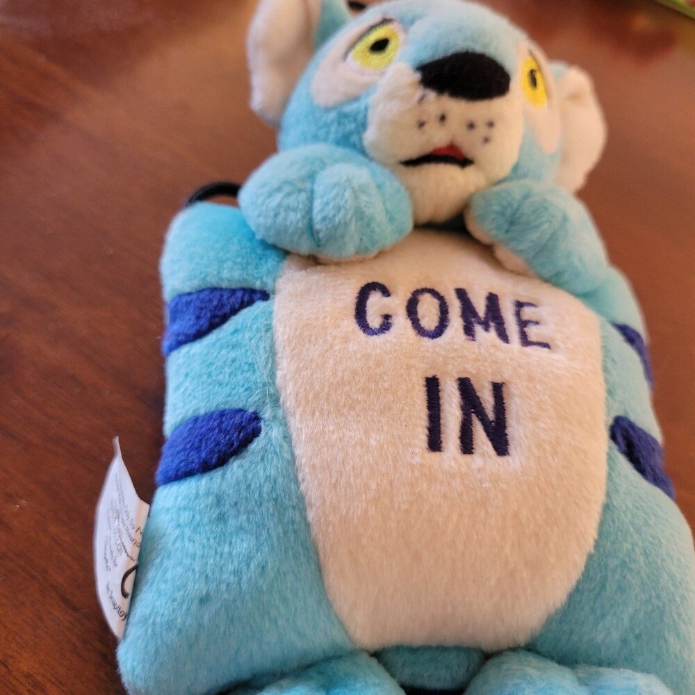 Rare Neopets Blue Kougra Plushie Door Hanger 2003. Plush is still Fluffy and puf - Picture 9 of 9